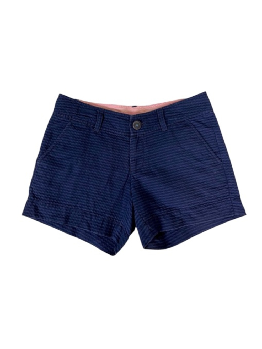 Lily Pulitzer The Callahan Women’s Navy 100% Cotton Shorts, Size 00